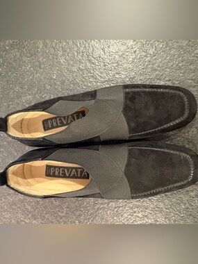 Prevata 5.5 mixed media shoes black suede